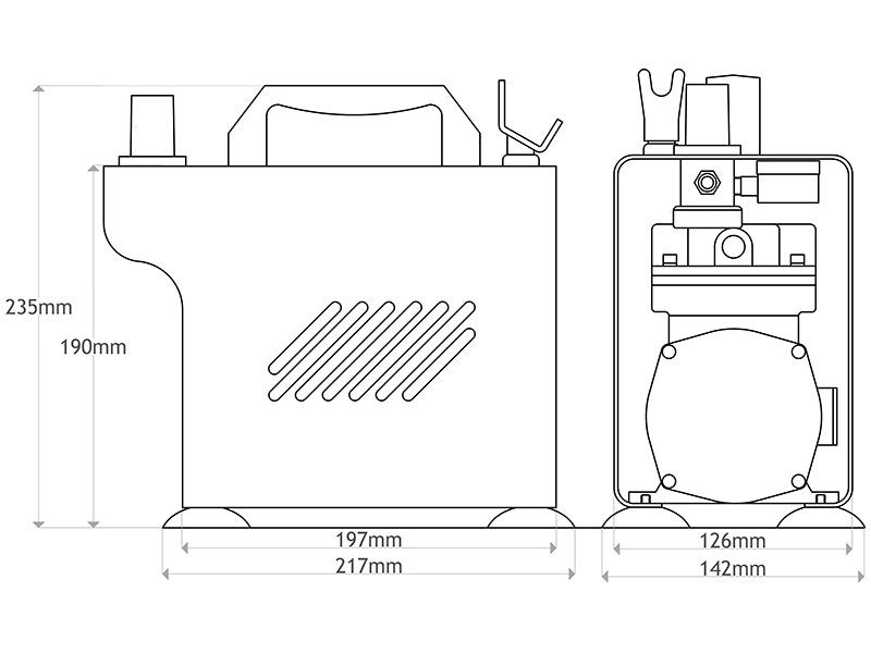 Sparmax AC501X Airbrush Compressor