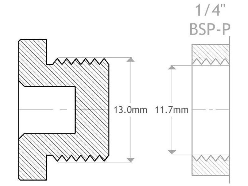 1/4' Blanking Screw