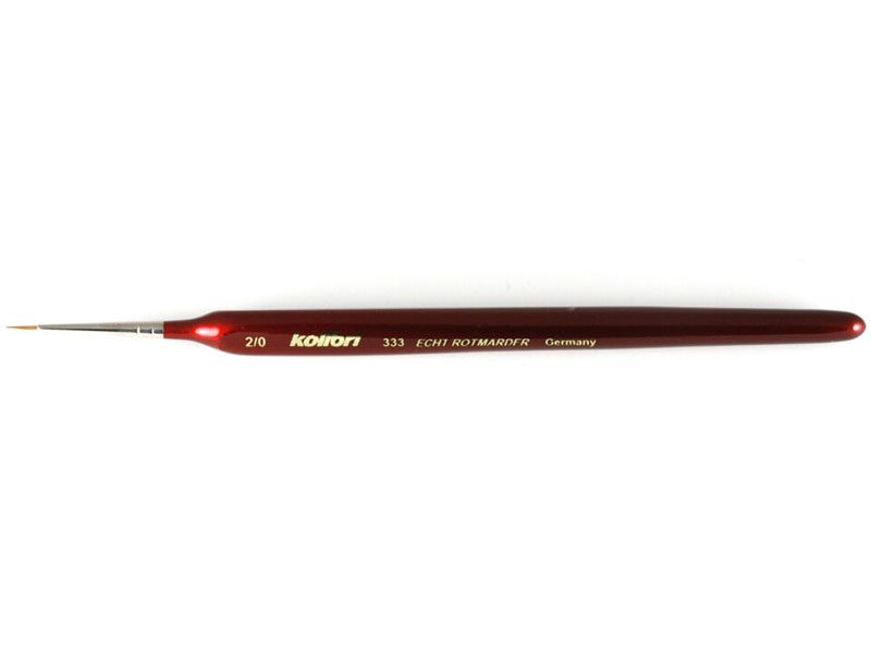 Kolibri Red Sable Brush Size 2/0 x 3