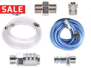 Airbrush hoses & Connectors