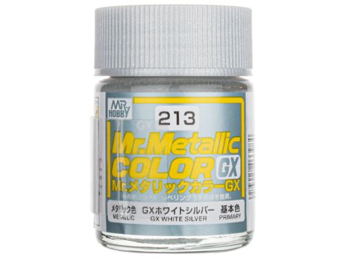 Mr Metallic Color GX213 White Silver craft and graphics equipment