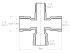Cross Threaded Adaptor 1/8'