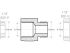 1/8' Female to 1/8' Male Coupler